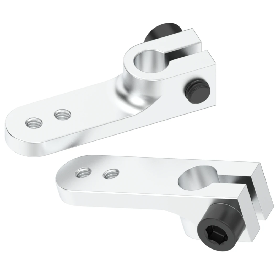 

4mm/4.76mm CNC Aluminum Servo Horn - Clamping Steering Arm for Methanol/Gas-oline RC Boats (Throttle Rocker Arm)