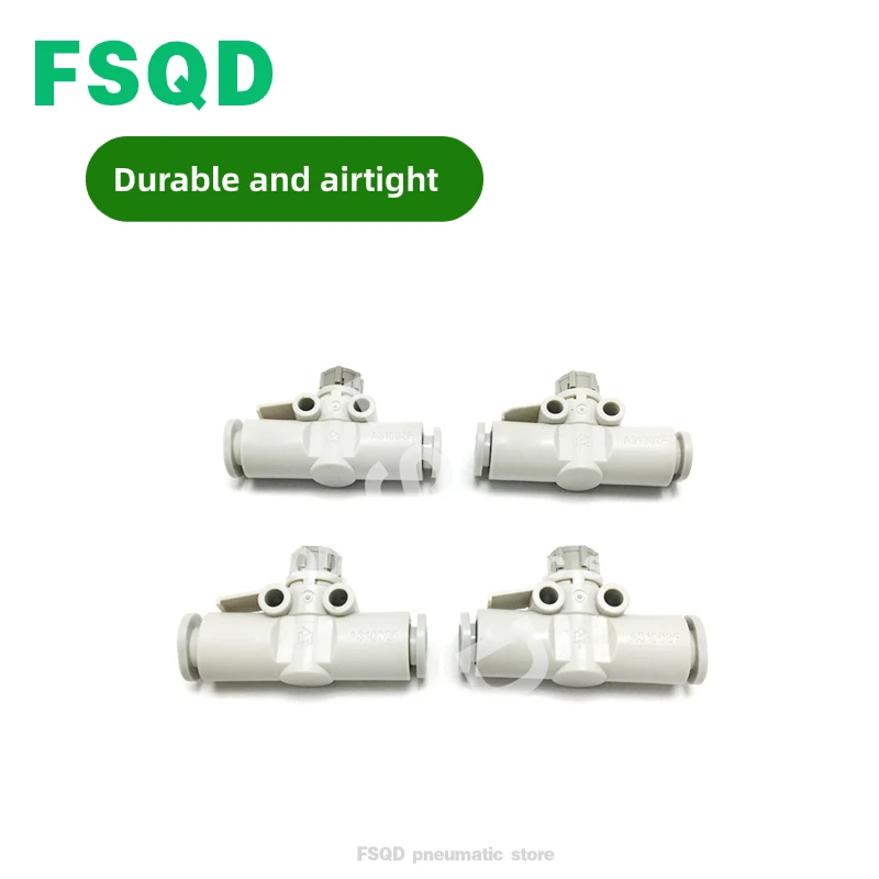 AS1002F AS2002F AS2052F AS3002F AS4002F AS2051F-04A 06A 08A 10A 12A 06 08 10 12-X214 Speed regulating joint fittings AS Series