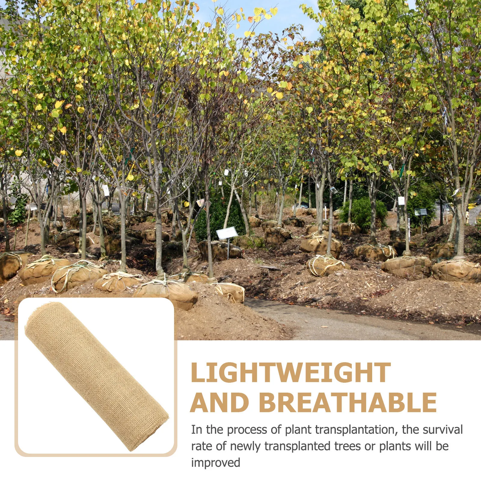 

1 Roll Tree Wrap Warm-Keeping Protector Cloth Sturdy Outdoor Tree Cover Winter Cold Protection Garden Supply Garden Supply
