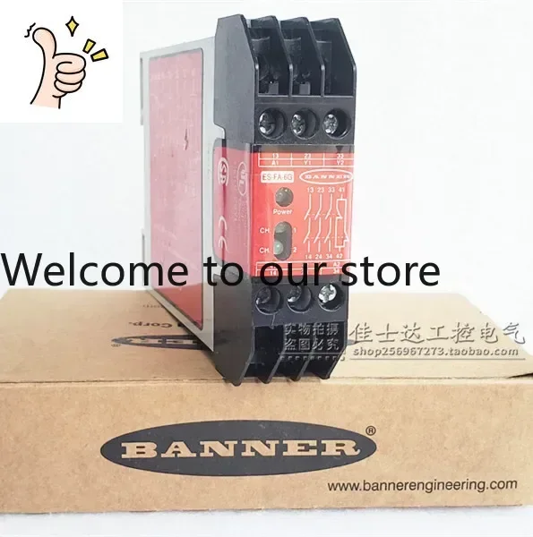 2026 ES-FA-6G Imported From The United States Banner BANNER Safety Relay ES-FA-6G Genuine