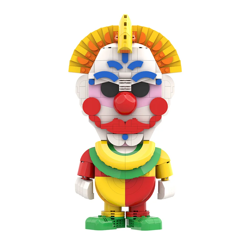 MOC キラークラウンズから宇宙からモデルビルディングブロックキットホラー映画迷彩クラウンモデルおもちゃ大人のギフト