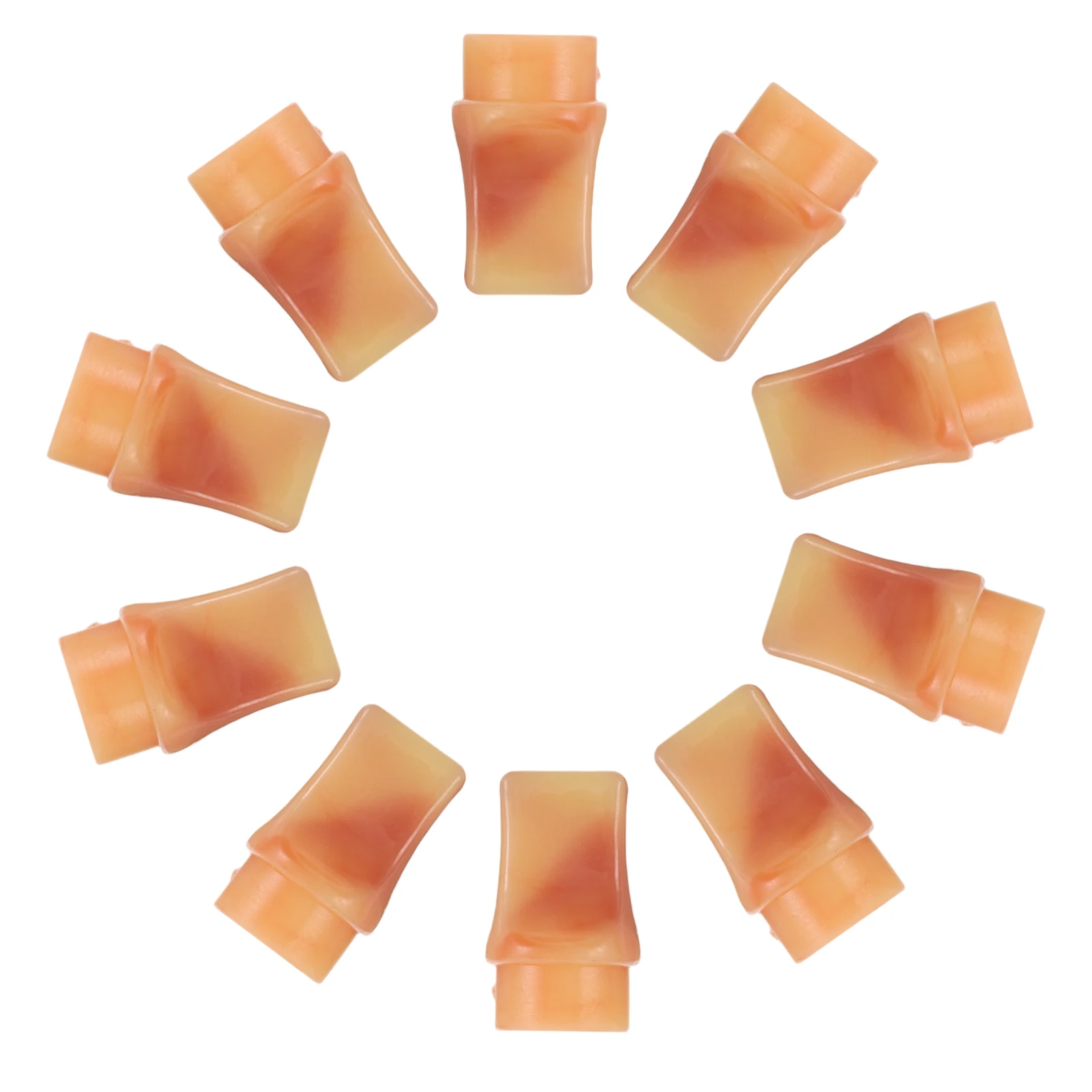

10pcs Gourd Flute Mouthpiece Replacement For Bawu Hulusi Flat 17Mm Woodwind Instrument Accessories Durable Ergonomic Design