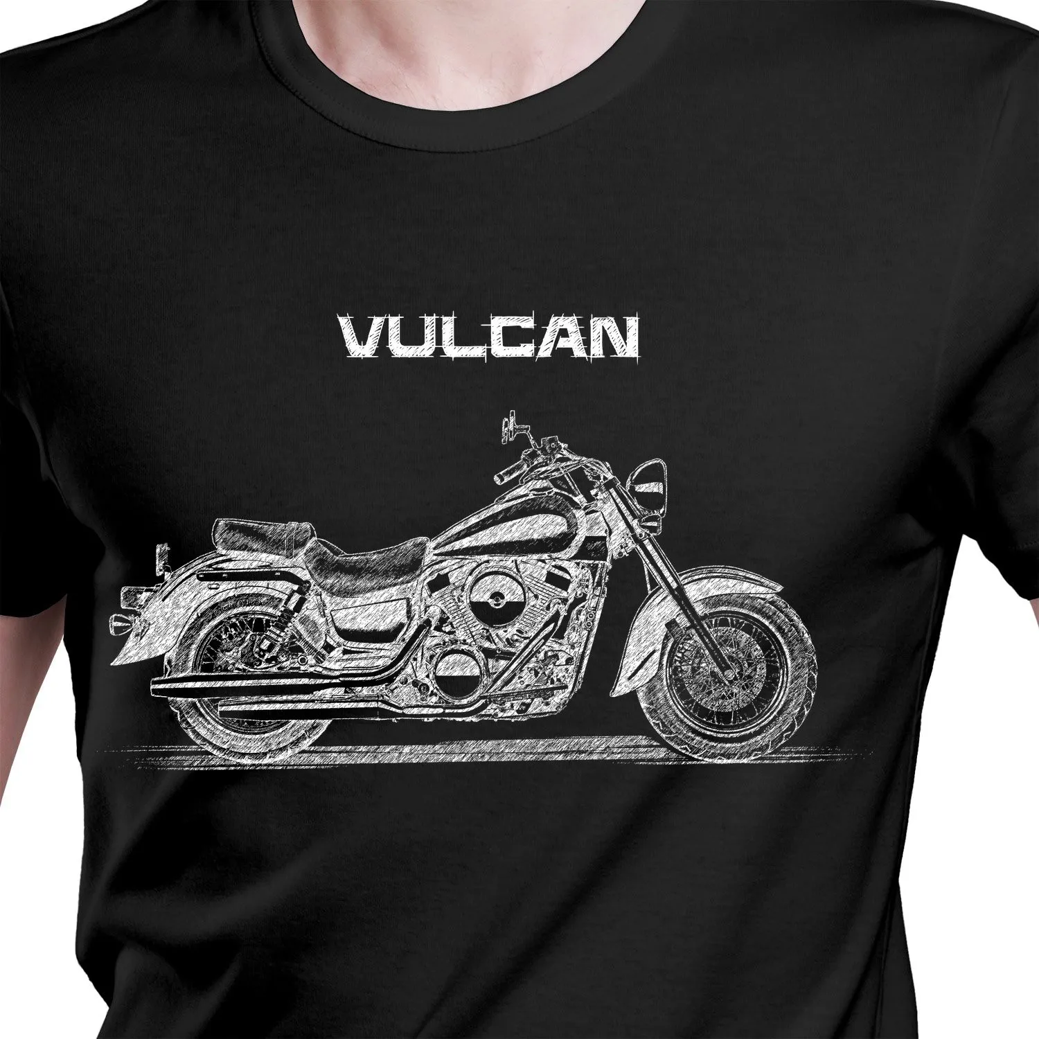 Hot Sale VN Classic 1500 Motorcycle Motorcyclist Gifts T Shirt New 100% Cotton Short Sleeve O-Neck T-shirt Casual Mens Top