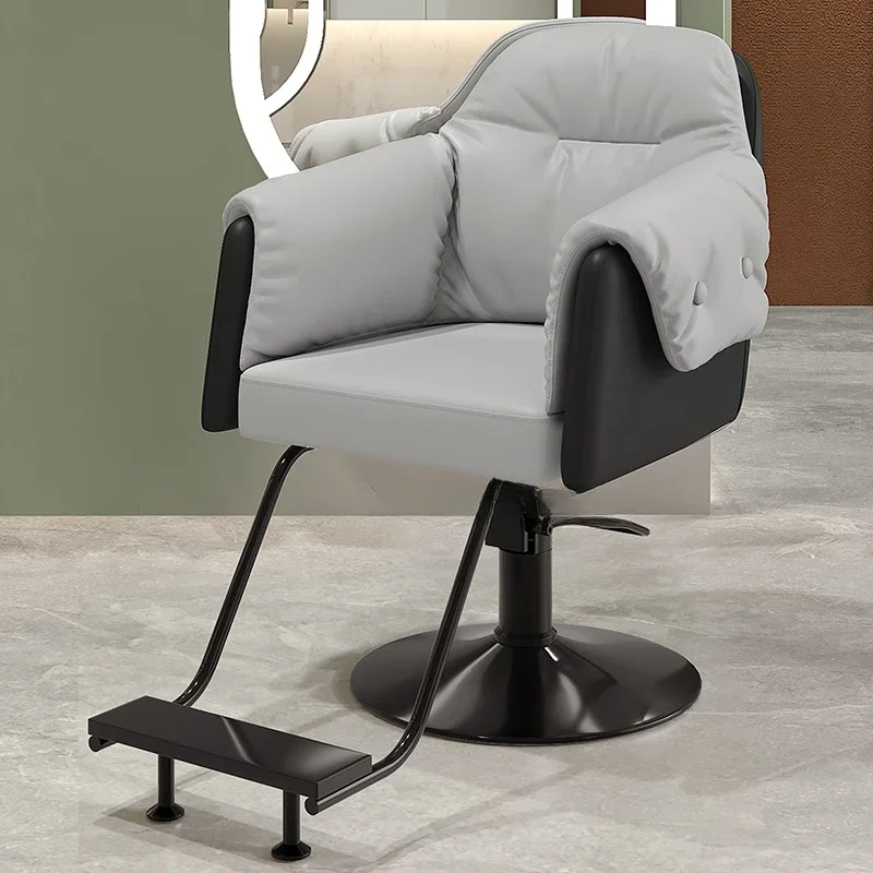 

Swivel Beauty Salon Chair Barbershop Makeup Luxury Hairdresser Barber Chair Professional Cadeira Ergonomica Commercial Furniture