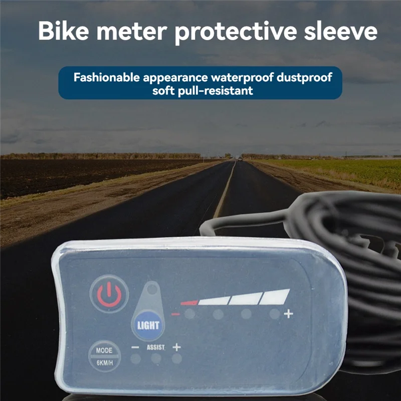 ABLB-Silicone Protective Cover Waterproof Electric Bike Speedometer Monitor Screen Cover For 790 810 880 Display Screen