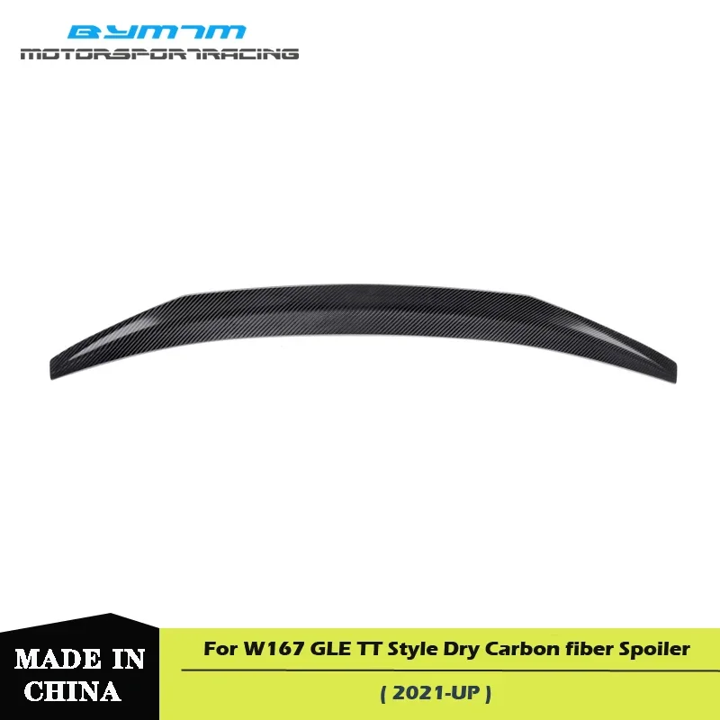 TT Style Dry Carbon fiber Spoiler Wing For BENZ W167 GLE Coupe 2021 UP