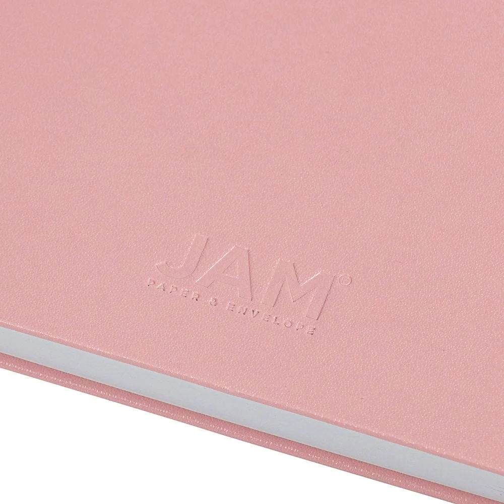 دفتر ملاحظات بغلاف مقوى مع صفحات مسطرة منقطة مرجعية للسفر والمكتب والمدرسة 200 ورقة 100 صفحة كبيرة