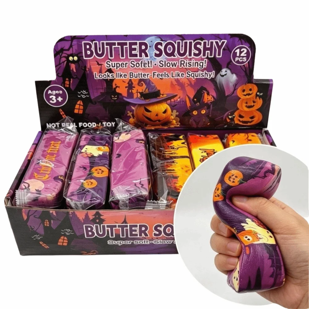 PU Material Butter Stick Squishy Slow Rising Realistic Butter Stick Butter Stick Slow Rebound Funny Butter Stick Sensory