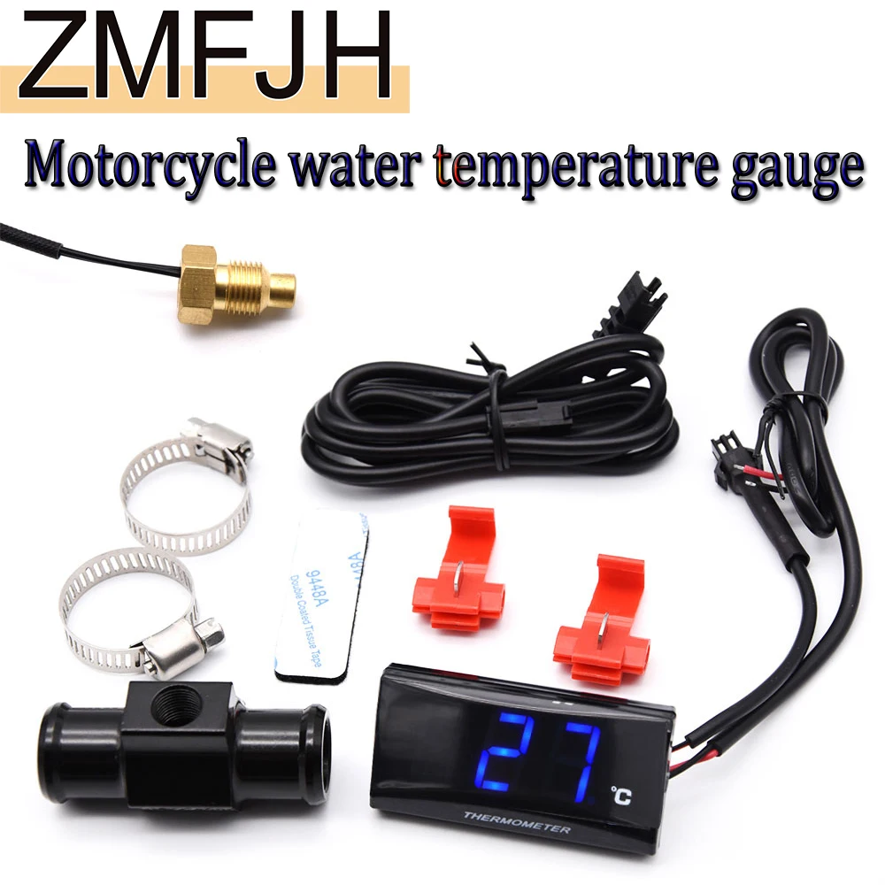 

For XMAX250 300 NMAX CB 400 CB500X °c Koso Water Temperature Gauge Motorcycle Temperature Sensor Motorcycle Racing Accessories