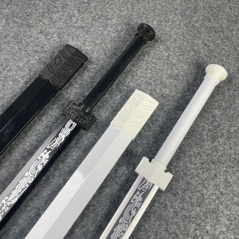 80 cm/31.5in Bamboe Samurai Zwaard Katana Met Schede Cosplay Display Wapen Model Props Feestartikelen Ambachten Jongen Geschenken ornamenten