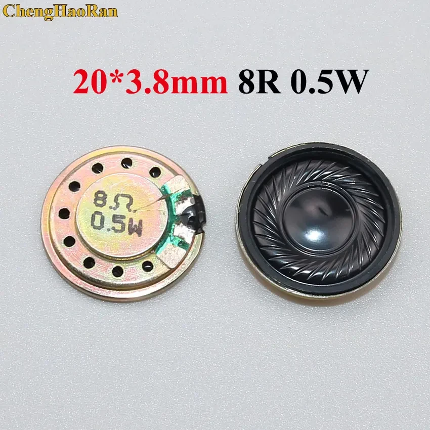 1PCS ChengHaoRan 8 ohm 0.5W Horn Loudspeaker 8R 0.5W 10mm 15mm 20mm 23mm 26mm 30mm 32mm 40mm 50mm Loud Speaker Replacement Parts