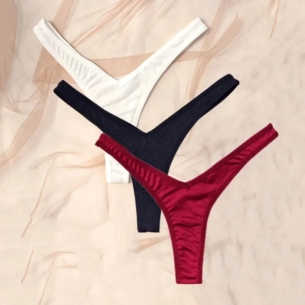 

Sexy Simple Low Waist Briefs Women's Wholesale Thong New Hip Lifting Pants In Europe And America ok