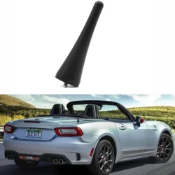 Krótki mała antena antena masztowa nakładka na 2017 2018 2019 2021 2022 Abarth Fiat 124 Spider 3.8 cala aluminium