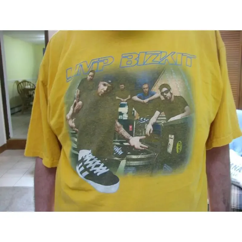 2001 LIMP BIZKIT ORIGINAL SHIRT DOUBLE SIDED CHOCOLATE STARFISH TOUR ADULT XL