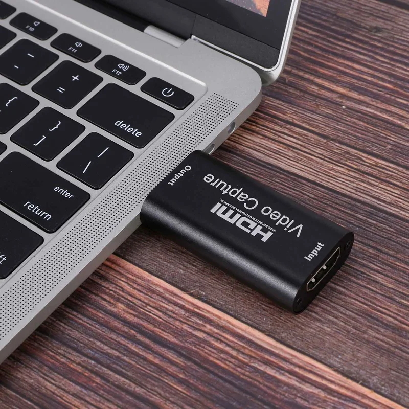 2 tarjetas de captura de Audio y vídeo a USB 2,0, 1080P, 4K, grabador a través de videocámara DSLR, Cámara de Acción