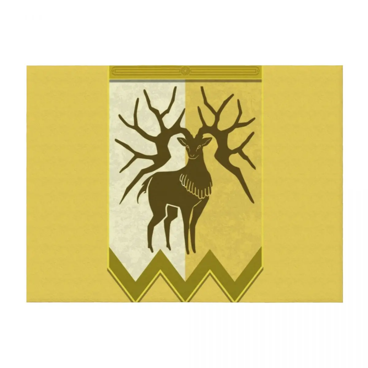 

Fire Emblem 3 Houses: Golden Deer Banner Throw Blanket warm for winter Weighted Personalized Gift Decoratives Blankets