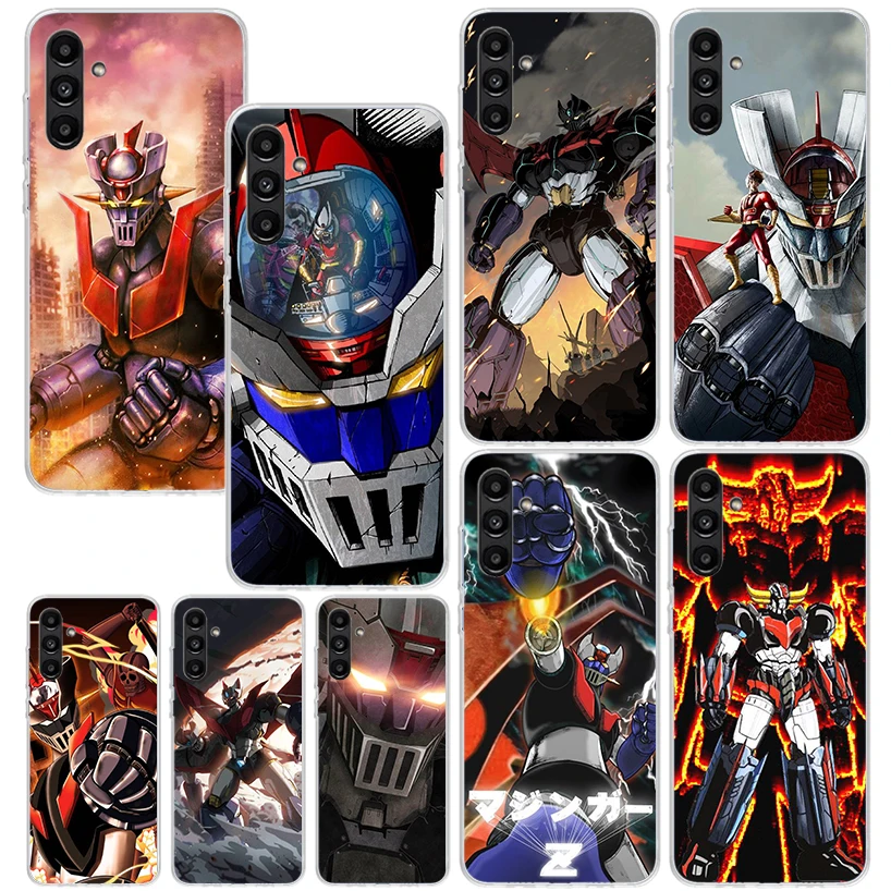 M-Mazinger Z Anime Phone Case For Samsung Galaxy A15 A25 A35 A55 A14 A24 A34 A54 A13 A23 A33 A53 A12 A22 A32 A52 A05S A04S A03S