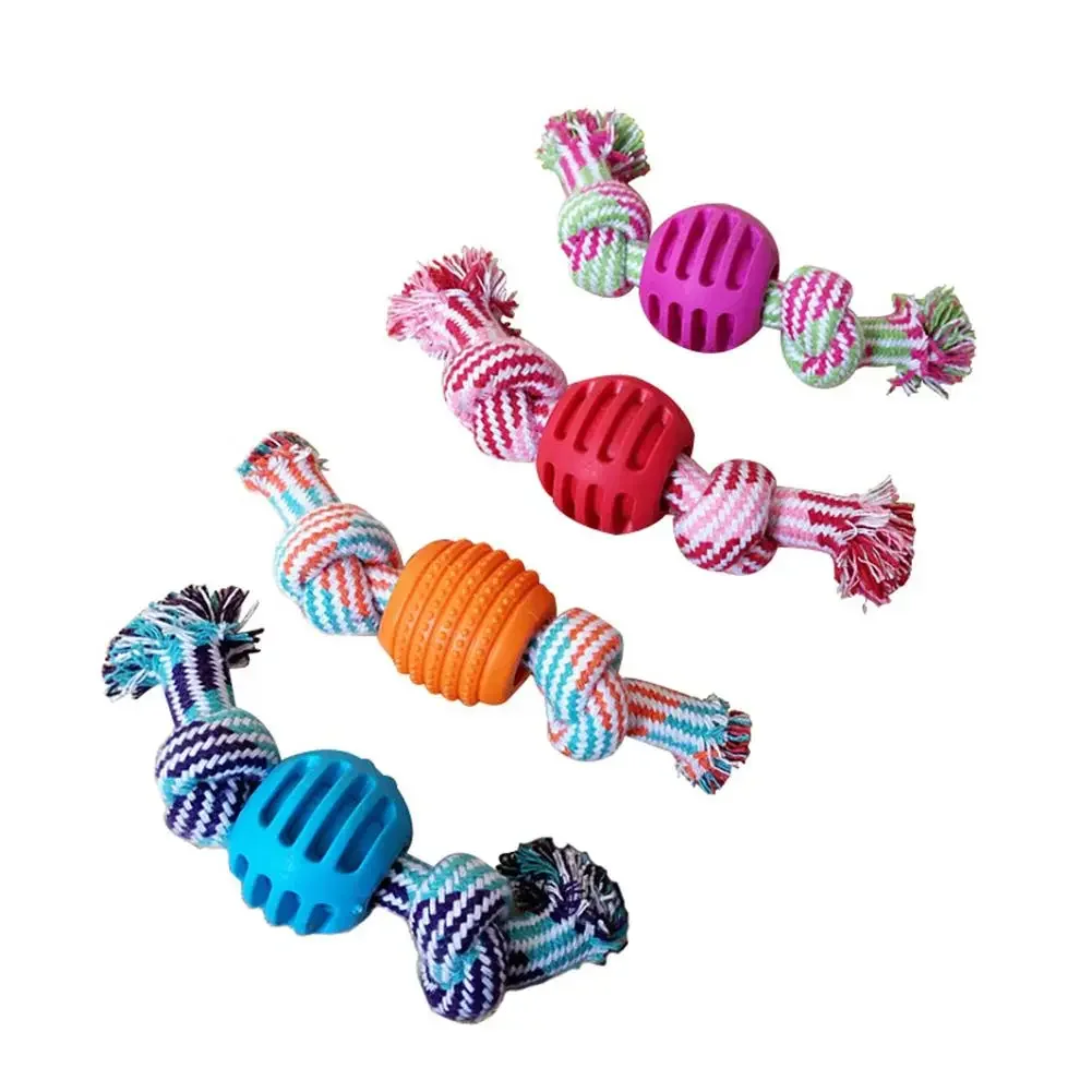 Pet Supplies Fun Interactive Games Dog Biting Toys Cleaning Teeth Anti Bite Dog Rope Toys Novelty Accessories