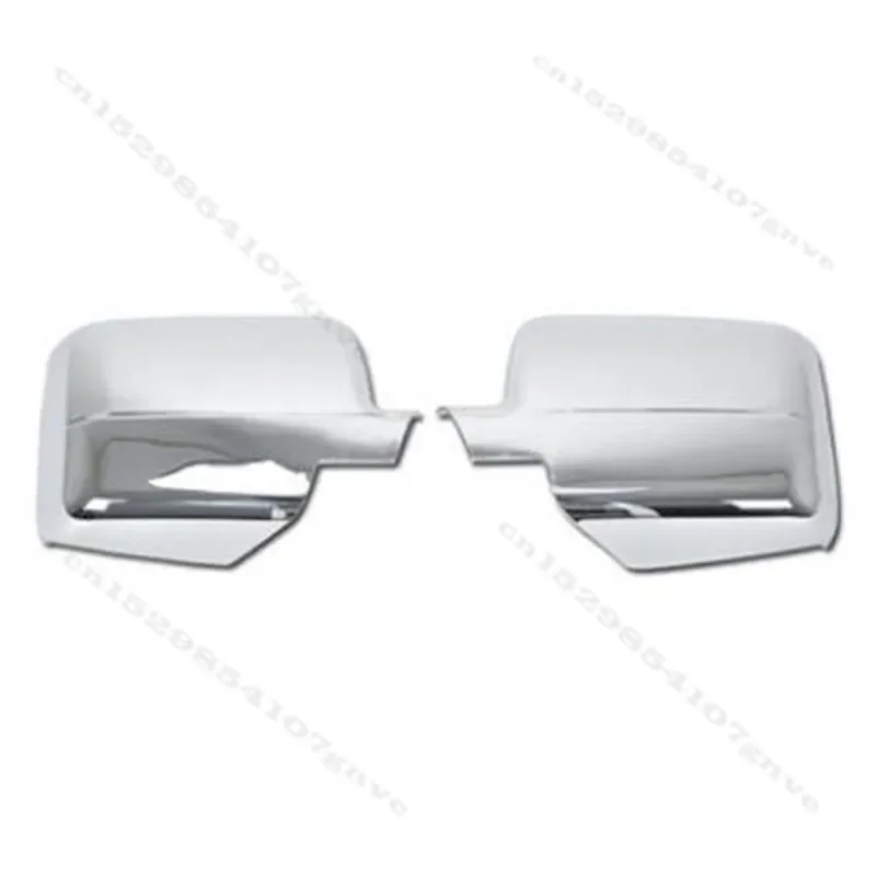 2Pcs ABS Chromed Side Door Rearview Mirror Cover Trims Car Accessories Fit For Ford F150 2004 2005 2006 2007 2008