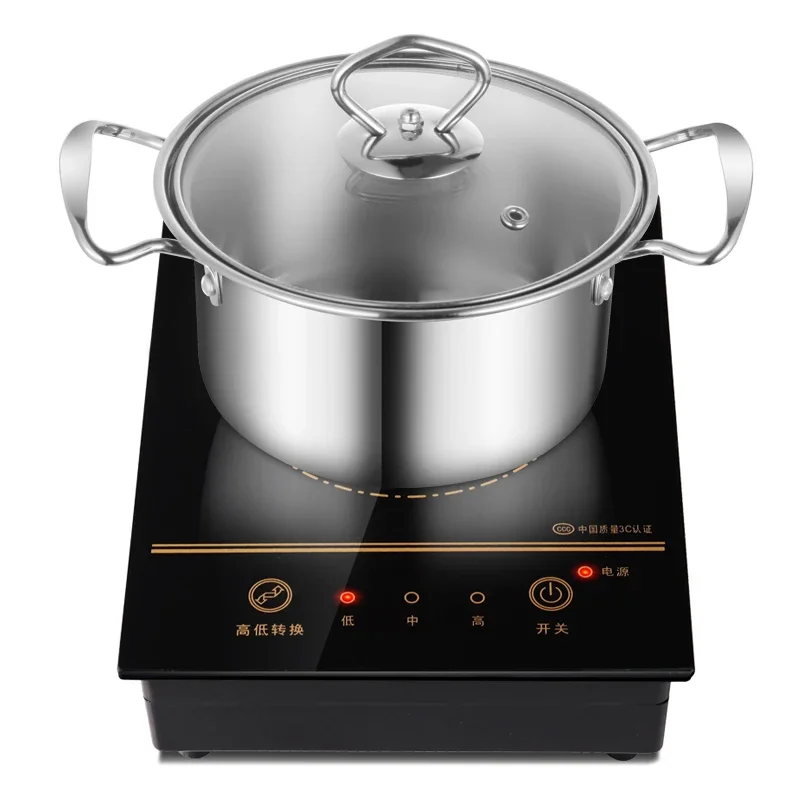 Mini Electric Magnetic Induction Cooker Wire control Embedded Hotpot Hob Burner Waterproof hot pot Tea Boiler Stove Cooktop