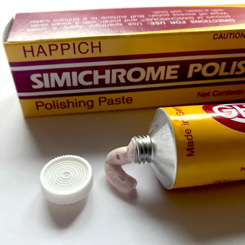 Simichrome Polish 50g German Metal Polishing Paste Brilliant Mirror Finish for Gold Silver Brass Chrome Stainless Steel Jewelry