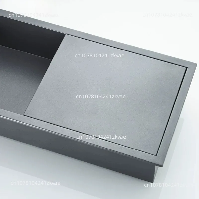 304 Stainless Steel Concealed Wall Niche Matte Black Wall Recessed Box Hotel Recessed Black Shower Niche Embedded
