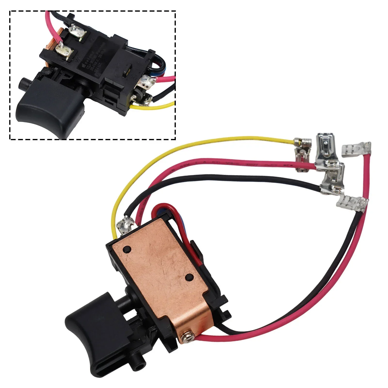 Easy To Install Replacement Part 1pc Switch DF347DWE For 638887-6 HP457D Switch Replacement Cordless Screw New