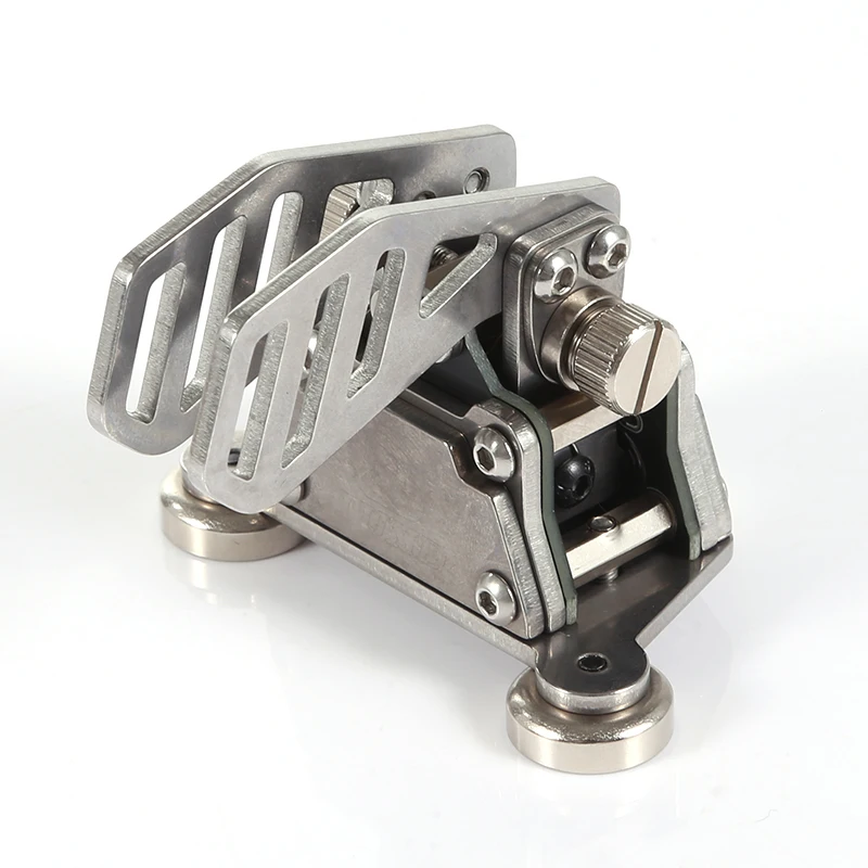 Đồng Hồ Nam Dây Thép Không Gỉ CW Morse Chìa Khóa 2nd Thế Hệ Hai Mái Chèo Điện Báo Chìa Khóa Keyer Với Đế Từ Tính Cho Đài Phát Thanh Người Sử Dụng