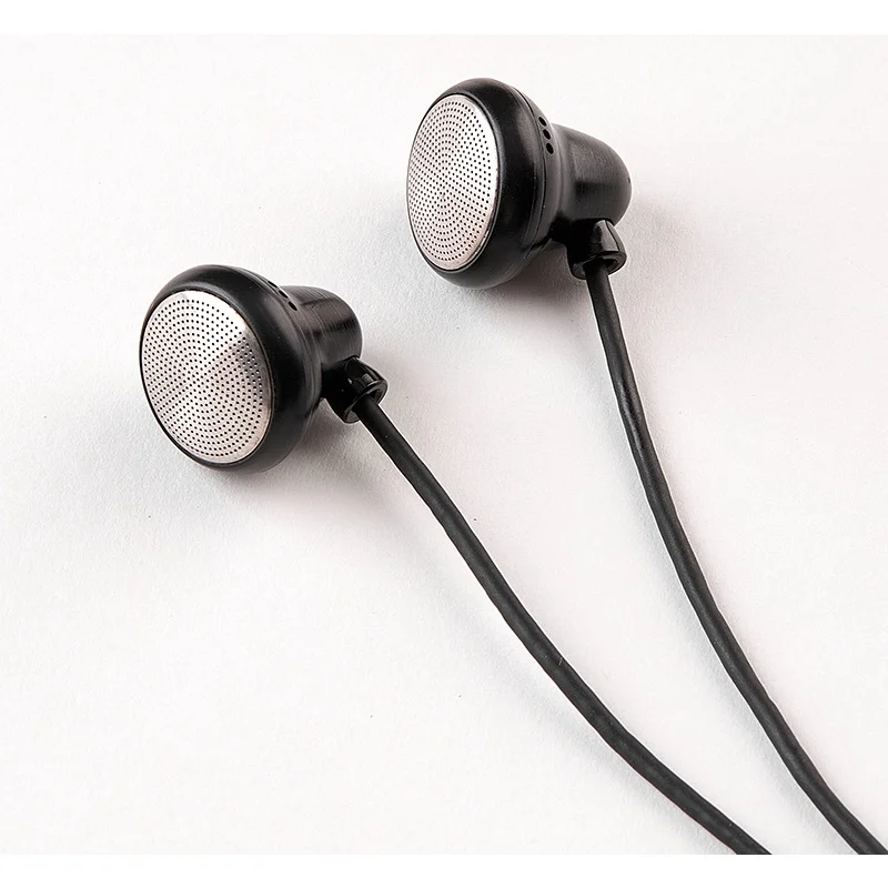 Temperament X6 In Ear Flat Head Plug Earphones 16mm HIFI Wired Flat Headset Sport Open-type headphone