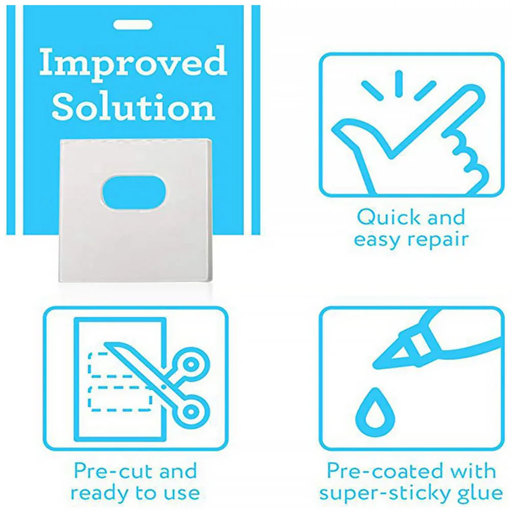 

50Pcs Blind Repair Supply Adhesive Vane Savers Easy Apply Stickers for Vertical Blinds Vertical Blind Repair Stickers