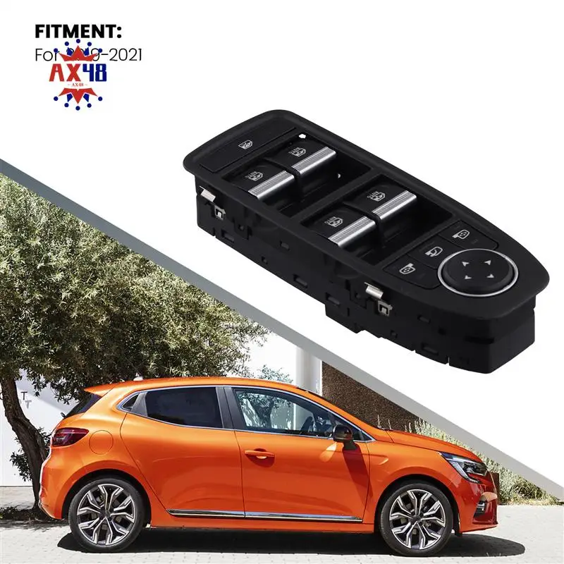 

AX48-Car Power Window Switch 254015831R 25401-5831R For Renault Clio 5 Captur II Car Accessories Left-Hand Drive