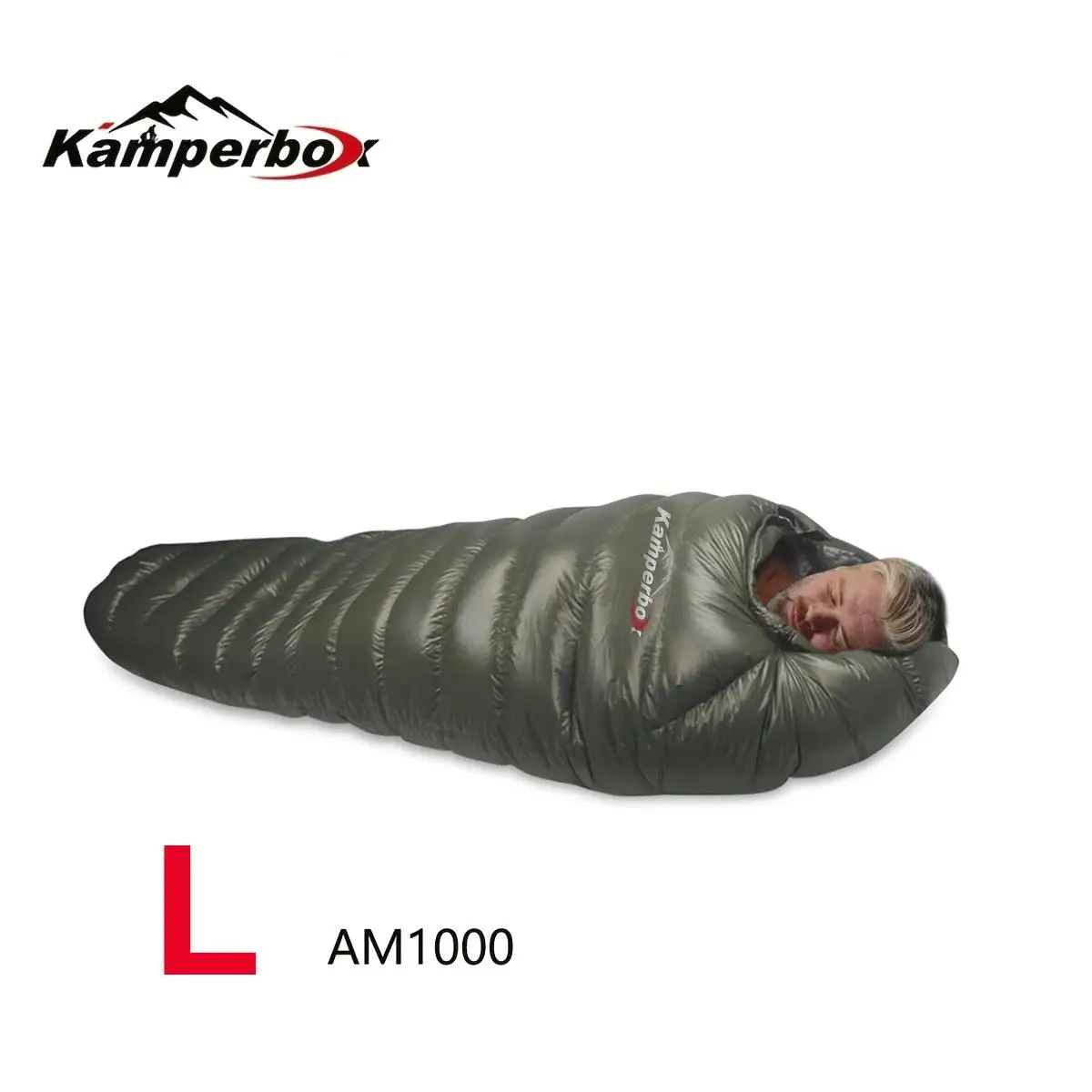 Kamperbox Cold Weather Down Sleeping Bag - Winter Camping, Ideal for Cold Temperature Adventures