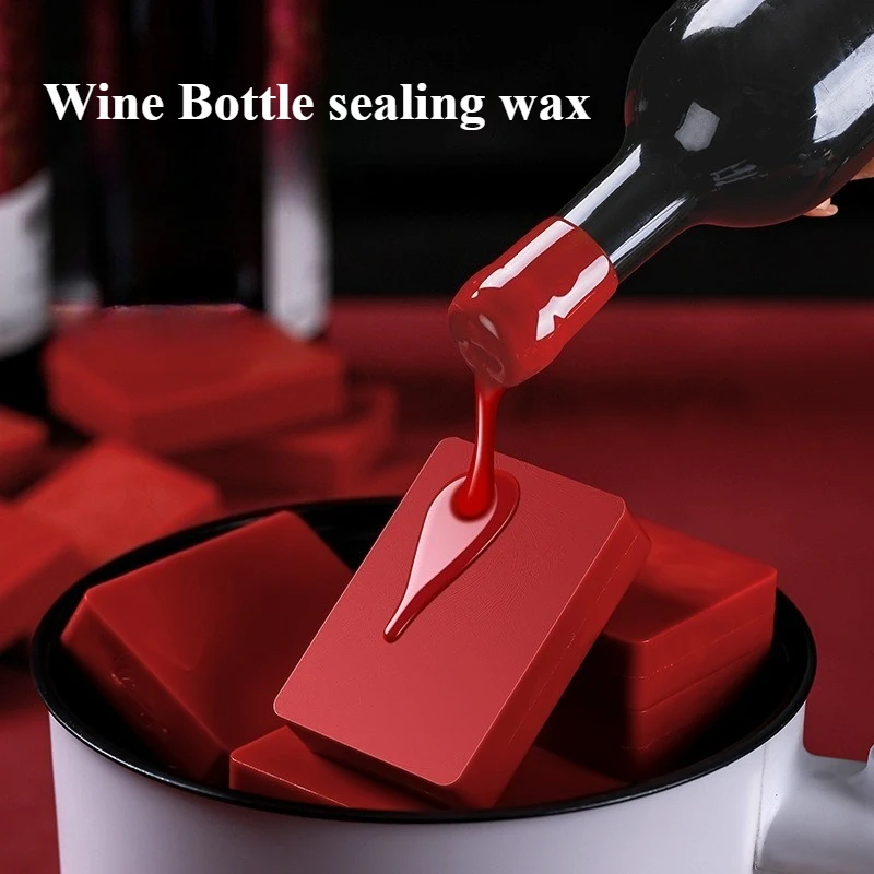 Bloque de cera sellado de 65 g/unid para la boca de la botella, cera especial especialmente utilizada para sellar el vino fresco durante el procesamiento