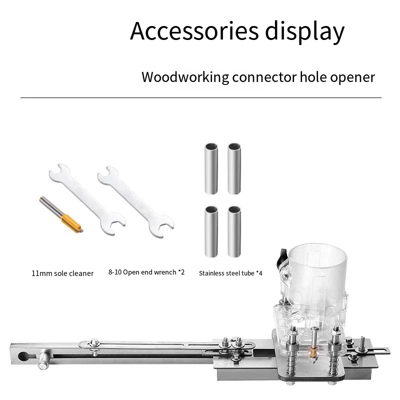 2-in-1 Joiner Slotter Closet Cabinet Invisible Fastener Hinge Hole Opener Mold Trimmer Woodworking Tools