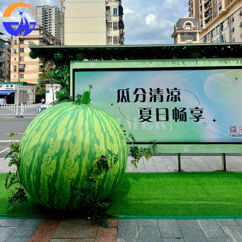 

Изготовленные на заказ надувные модели воздуха с имитацией арбуза и фруктов - декоративный реквизит для торговых центров и активного отдыха