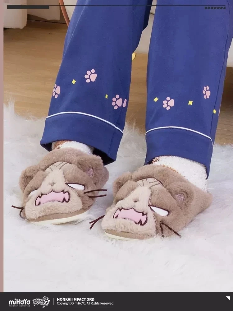 Mihoyo offizielle Honkai Impact 3 Anime Pardofelis Reverist Kaliko Themen Plüsch Hausschuhe Cosplay Schuhe Zubehör Geburtstags geschenk