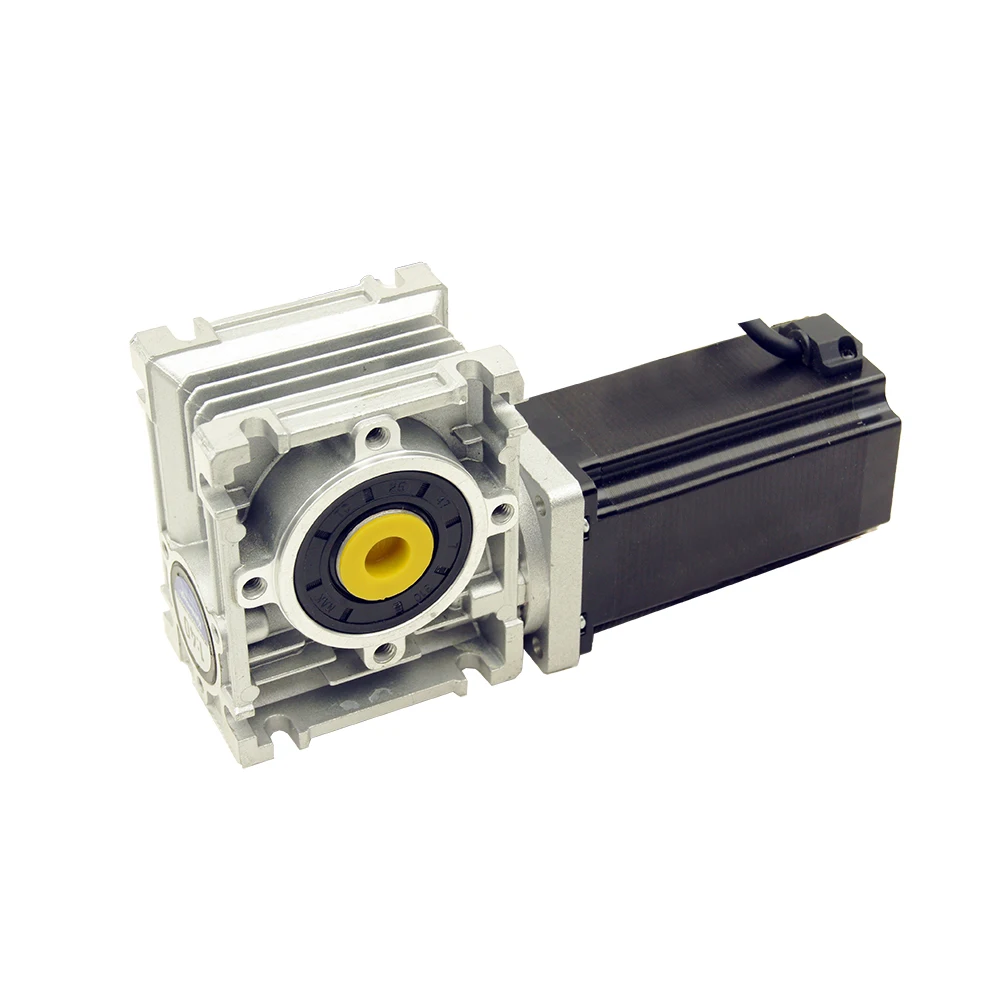 Nema23 stepper motor 3.5N.m(500oz-in) with worm gearbox 5:1/7.5:1/10:1/15:1/20:1/25:1/30:1/40:1/50:1/60:1/80:1 Reducer