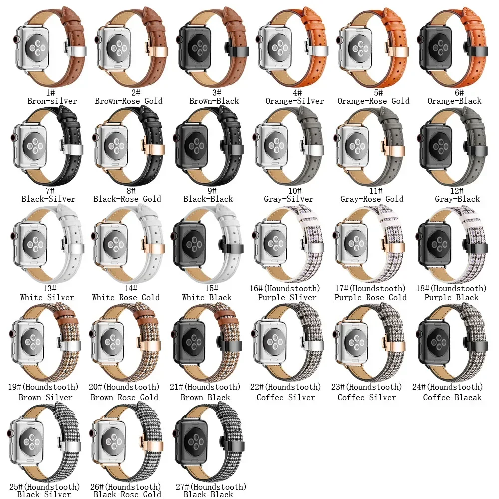 สายหนังแบบบางสำหรับนาฬิกา Apple 10 9 8 7 46มม. 45มม. 41มม. พิเศษ/2 49มม. สายรัดข้อมือสตรี6 5 4 3 SE2 44มม. 40มม. 42มม.