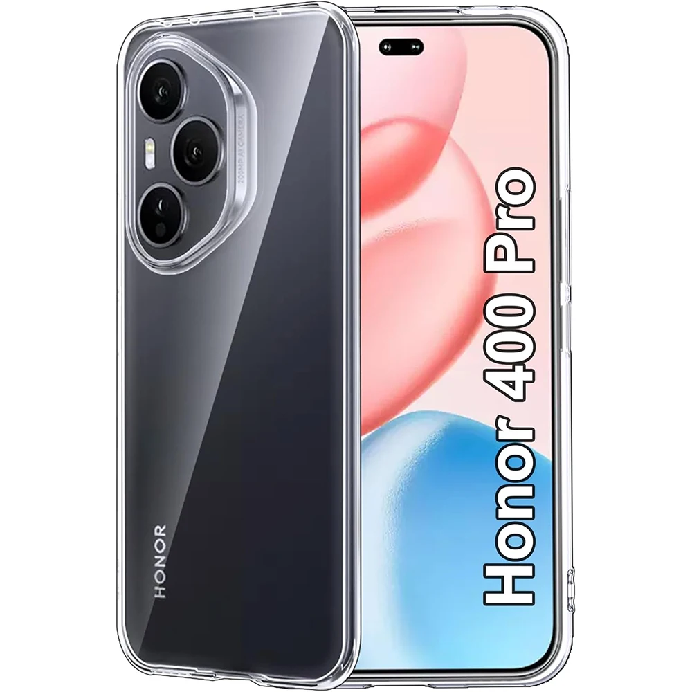 Ultradünne, klare, weiche TPU-Kameraschutzhülle für Honor 400 Pro 400 Pro Lite