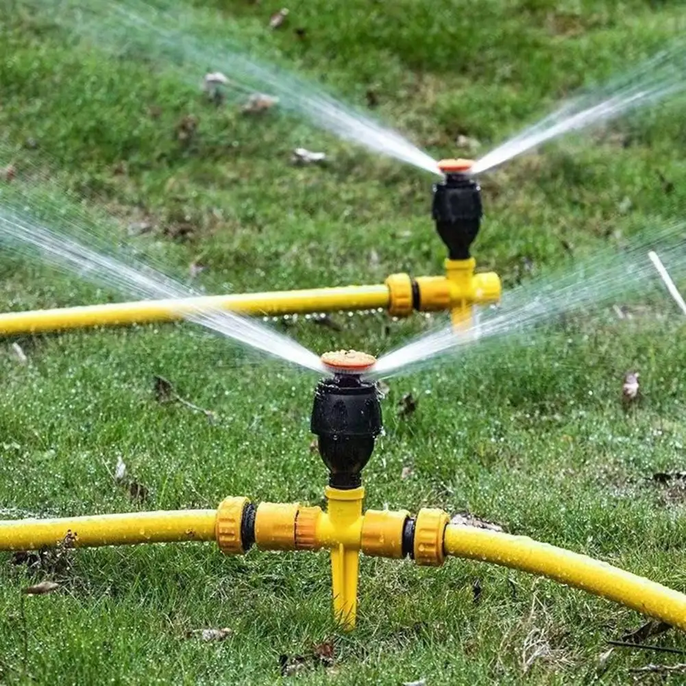 Garden Sprinkler 360-Degree Irrigation Watering System Large Area Garden Watering System 3 Gears Wide Coverage Water Sprinkler