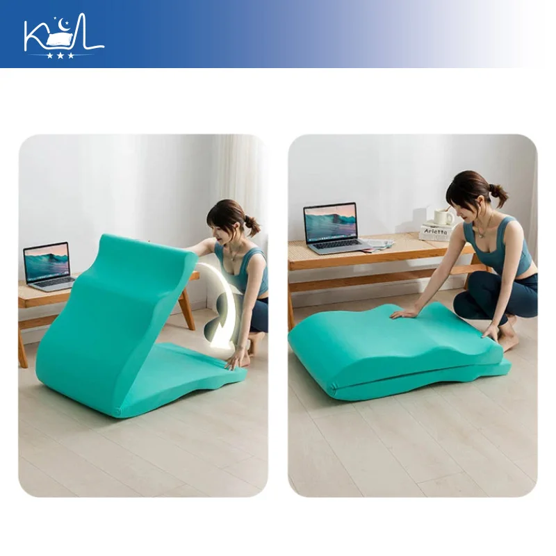 High Density Foam Ergonomic Mattress, Orthopedic Back Support Spine Alignment Mat, Body Shaping Yoga Mat for Floor,Fast Shipping