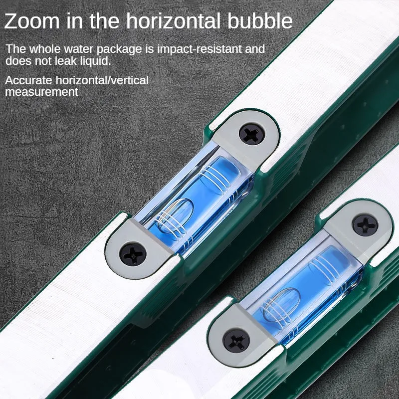 High precision solid cast aluminum level gauge bubble Level sensor multi-function anti falling strong magnetic level gauge