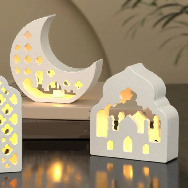 

Handcraft Silicone Mould for Assembling Charm Candlelight House Night Lamp C71A