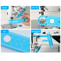 Anti-Prick Needle Threader Magnetic Sewing Tool Kit with Magnifying Glass and Ruler Wire Threading Device Magnetic Absorption N 3