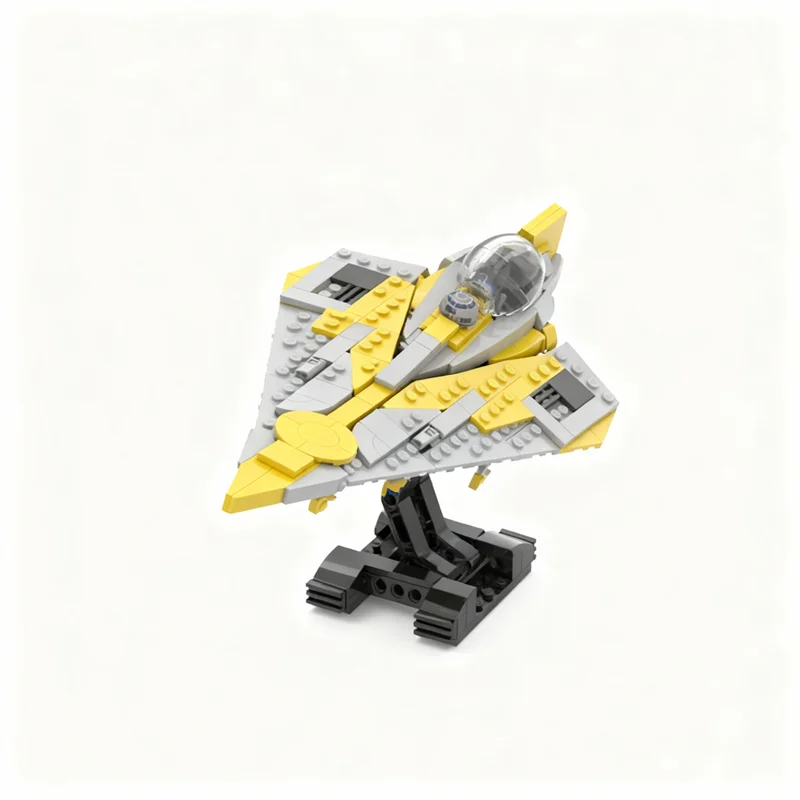 298pcs MOC Delta Aethersprite Class Light Star Battle Model Building Blocks Architecture Toy Birthday Gifts DIY Education Brick
