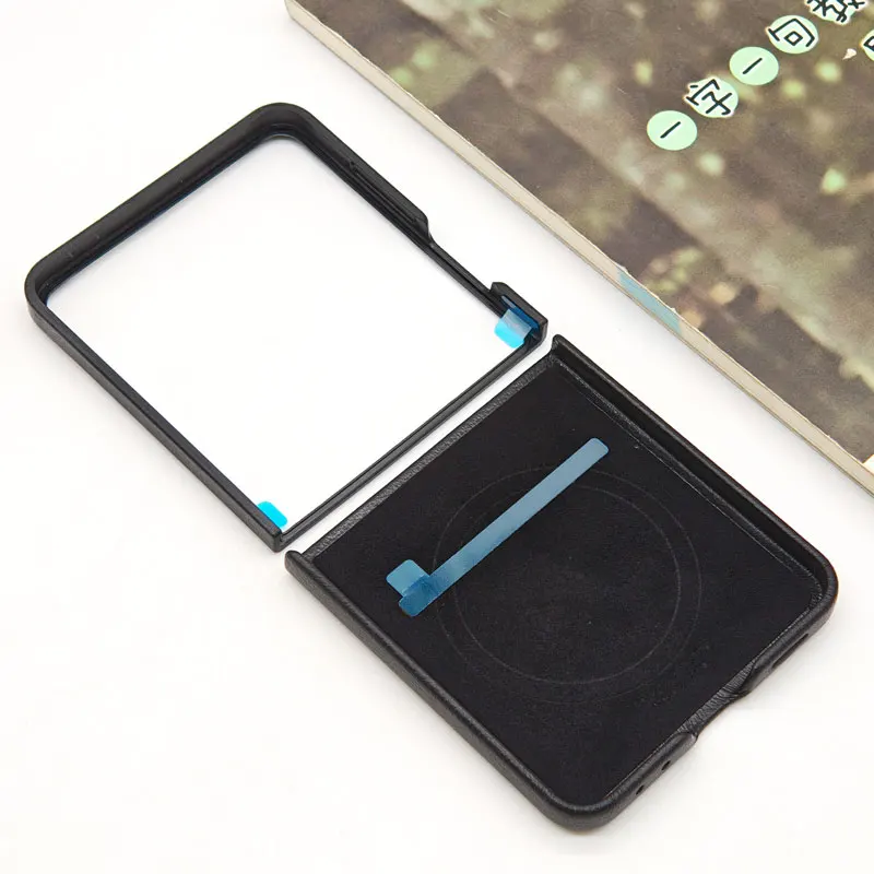 Para Samsung Galaxy Z Flip 7 Flip7 5G Funda de cuero de lujo Protección completa magnética Funda de cuero de alta calidad para Galaxy z flip7