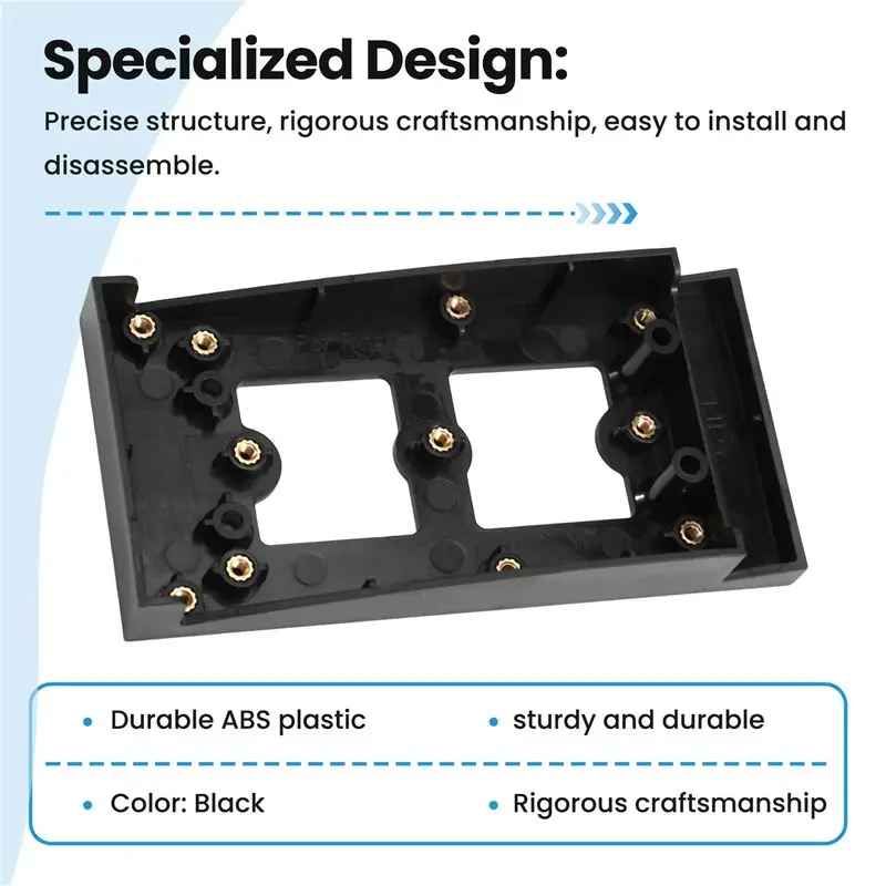 [NEW A09R!】 Vinyl Siding Mount For Ring Video Doorbell- Works Models 2, 3 Plus, 4, Battery Pro/Plus& 1St Gen-1 Pack