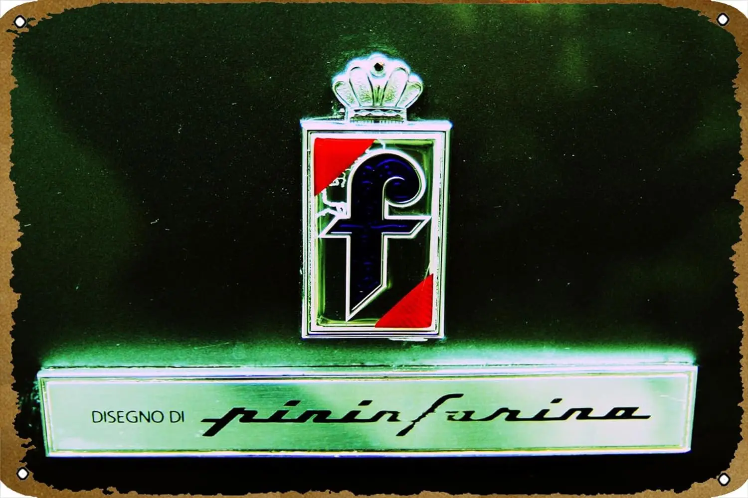 PIninfarina Retro Car Metal Tin Sign poster Wall Decor 12x8-pollici 8 pollici x 12 pollici