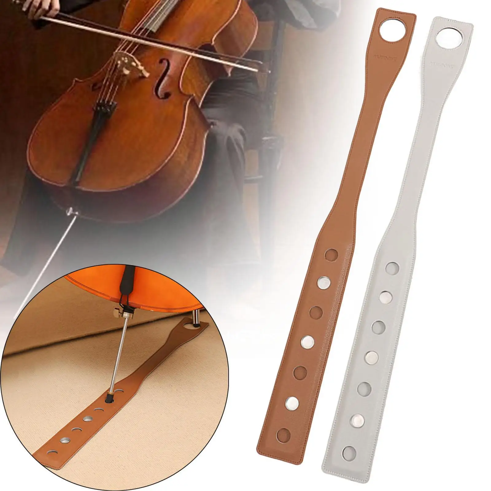 

Cello AntiSlip Strap Adjustable AntiSlip Pad for Stage Performance Training