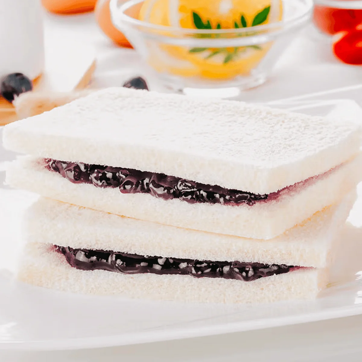 [2Packs 72Pieces] Purple Rice Bread, Original Flavor, 2kg*2, Student Breakfast, Healthy Breakfast, Office Snack, New Year Gift